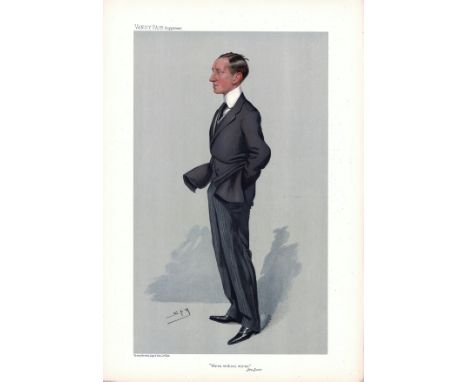 Marconi Wires Without Wires Vanity fair print undated. Good Condition. All autographed items are genuine hand signed and come