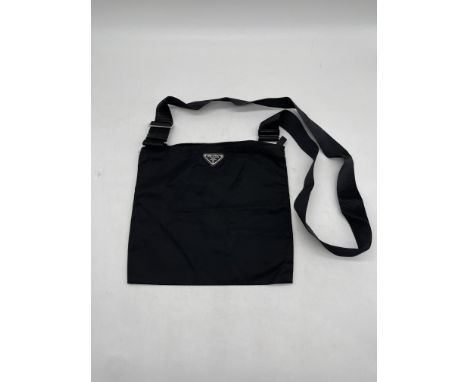 Prada Nylon Shoulder Crossbody Messenger Bag. 
No further descriptions, photographs, or condition reports are available for t