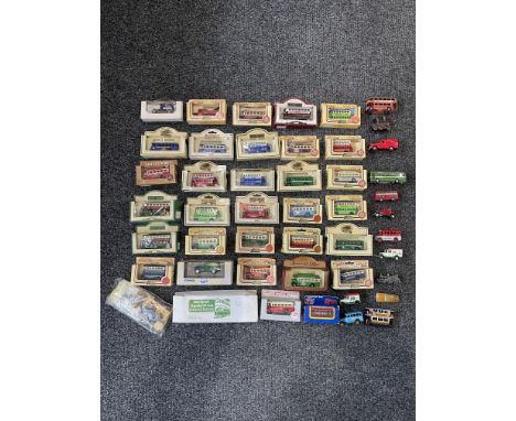 Collection of Vintage Toy Vehicle Models to include Lledo, Corgi, and other. 
