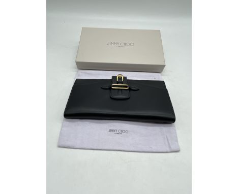 Jimmy Choo Tulita Black Leather Long Wallet Purse. 
No further descriptions, photographs, or condition reports are available 
