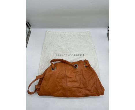 Francesco Biasia Orange Soft Leather Handbag. 
No further descriptions, photographs, or condition reports are available for t