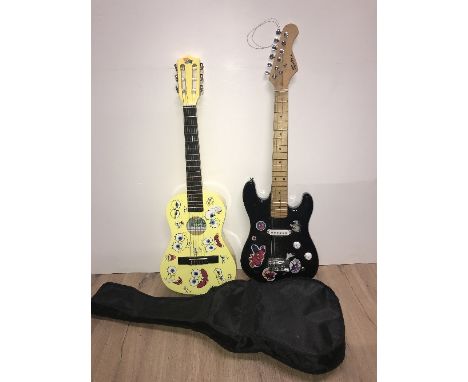 1 KIDS ACOUSTIC GUITAR AND KIDS ELECTRIC GUITAR