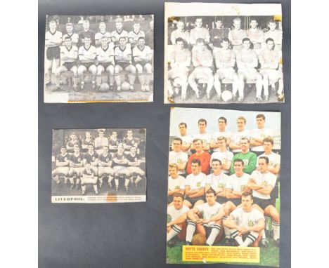 Vintage Football Autographs - A collection of First XI team photographs with the players signatures. Teams to include Wrexham