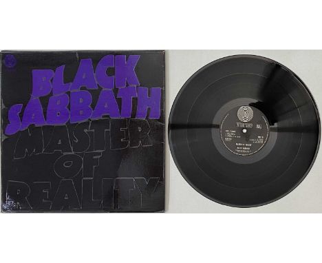BLACK SABBATH - MASTER OF REALITY LP (ORIGINAL UK COPY COMPLETE WITH POSTER - VERTIGO 6360 050). An always lovely to see, com