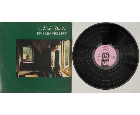 NICK DRAKE - FIVE LEAVES LEFT LP (ORIGINAL UK PRESSING - ISLAND ILPS 9105). A superb condition original UK copy of the stunni