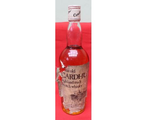 Cardhu 12 Year Old highland malt scotch whisky aged 12 years. 75cl