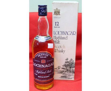 "Lochnagar" Deeside Highland Malt Scotch Whisky, 12 years old, 75cl, one bottle, in original box, (1)
