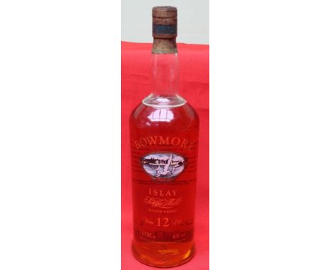Bowmore 12 Year Old Single Malt Scotch Whisky, 1L, 43%                