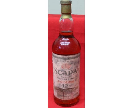 Scapa single Orkney malt Scotch whisky aged 12 years 1l 40%