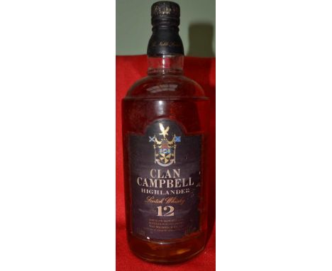 Clan Campbell highlander scotch whisky aged 12 years, 1l 43%