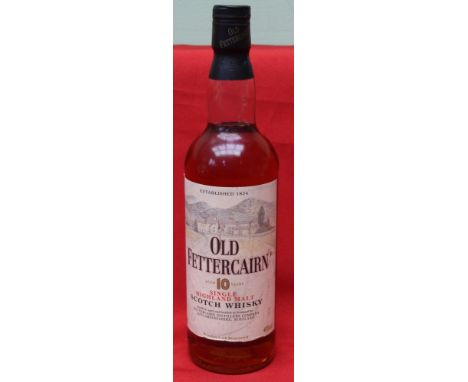 Old Fettercairn aged 10 years single highland malt scotch whisky 70cl 40%