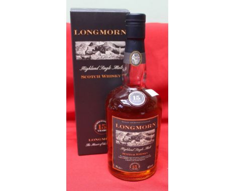 "Longmorn" Highland Single Malt Scotch Whisky, 15 years, 70cl bottle in original box