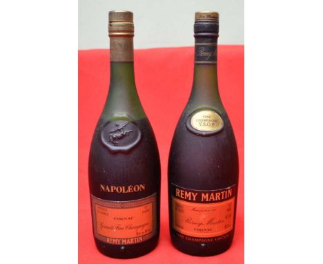 Remy Martin Napoleon Cognac, 1 bottle Remy Martin VSOP Champagne Cognac, 1 bottle