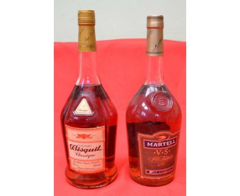 Martell V S Fine Cognac, 1 bottle
Bisquit Classique Cognac, 1 bottle