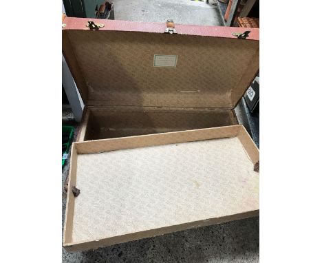 TRAVEL TRUNK WITH BRASS FITTINGS