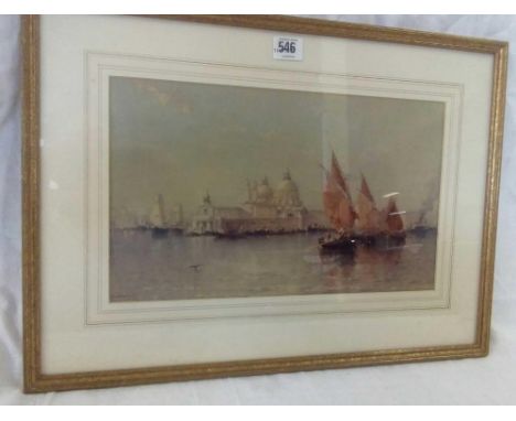 VIEW OF THE GRAND CANAL, VENICE, SIGNED ARTHUR MEADOWS (PRINT ?)  