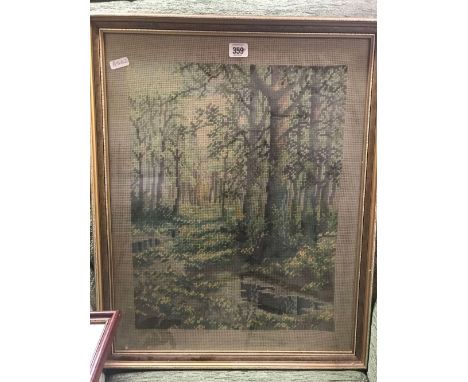 4 F/G PRINT, ONE OF HUNTING SCENE &amp; 2 OF DEER'S, 1 IS A TAPESTRY F/G PICTURE