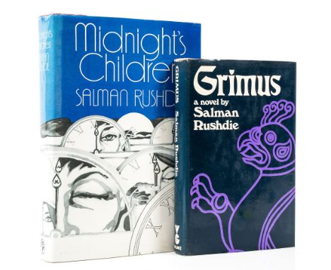 Rushdie (Salman) - Midnight's Children,  first issue on American sheets, original cloth-backed boards, 1981; Grimus, original