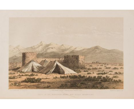 Hodgkin (Thomas) - Narrative of a Journey to Morocco, in 1863 and 1864...,  chromolithographed portrait frontispiece and 5 pl
