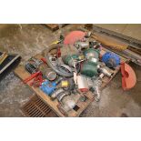 Lot of valves, actuators, and Lightnin' mixer drive and shaft, RIGGING FEE $25