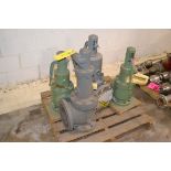Lot of Galloup pressure relief valves, 4 each, various models and sizes, RIGGING FEE $25