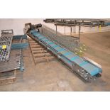 12" wide x 12' long stainless steel flighted elevator with 2" flights spaced at 12", gearhead drive,