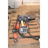 CM Valustar chain hoist, model WR, 1 HP, rated for 2 tons, RIGGING FEE $25