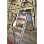 Stainless steel walk-over, 32" wide, 67" high, 8' long, RIGGING FEE $50