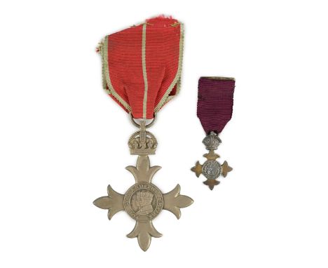 A cased George V military MBE containing leaflet with instructions as to wearing Insignia, together with the separately cased