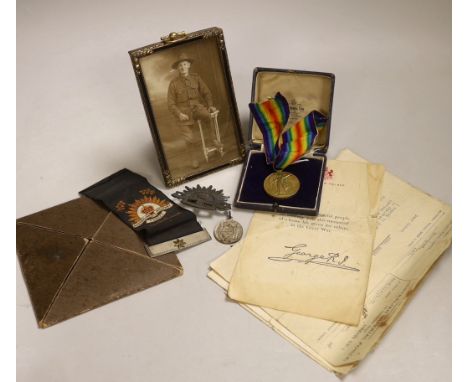 A WWI death plaque and Victory Medal to 2566 Private Thomas Grigg 38th Battalion, Australian Imperial Force, plus other relat