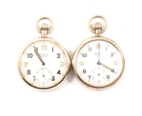 Cortebert "Extra" military pocket watch, the case stamped ↑G.S.T.P. T27727, signed 15 jewel movement, diameter 52mm, and a Bu