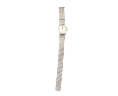 Grana Army Trade Pattern military wristwatch, the dial with black numerals, subsidiary seconds dial, Swiss movement stamped K