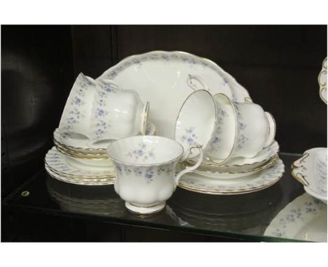 CERAMICS - A collection of 30 Royal Albert 'Memory Lane' pieces to include 10 cups, 10 saucers & 10 side plates.
