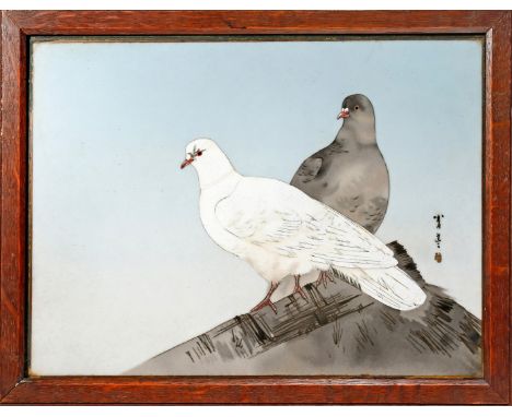A JAPANESE CLOISONNE ENAMEL PLAQUE BY NAMIKAWA SOSUKE, MEIJI 1868-1912 Depicting in musen (wireless) and shosen (partially wi