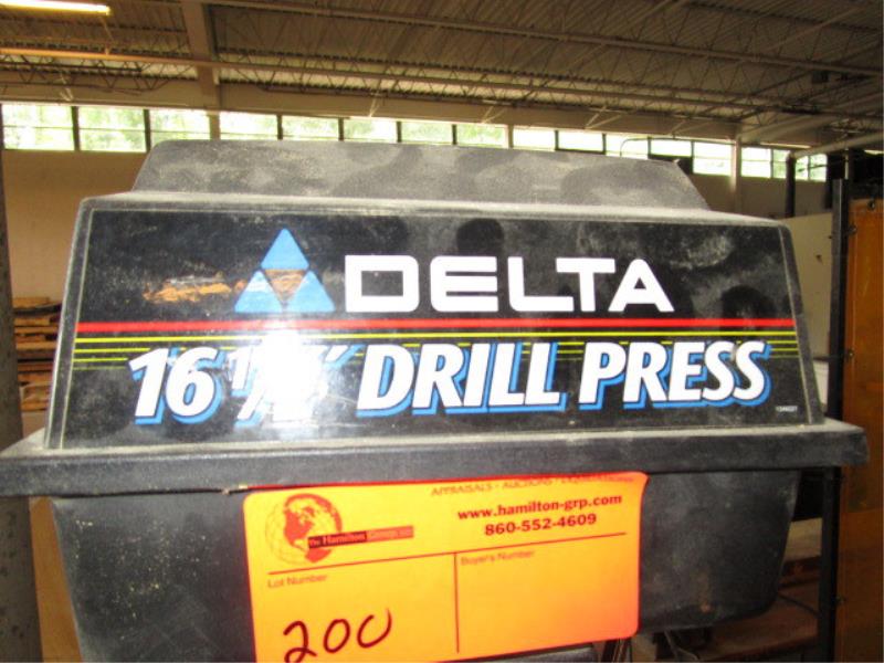 Delta 16.5 Drill Press, Model 17965, SN W9914, 3/4HP Motor, SN 1312023 3/4HP Motor, SN 13120