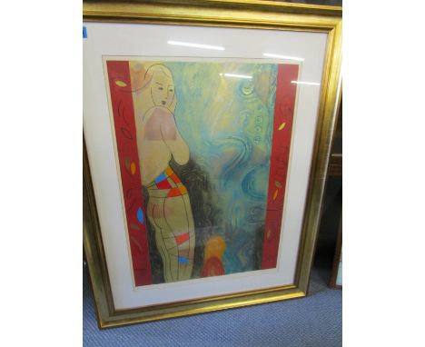 Modern British - Rhythem of Spring I, a limited edition print, numbered, titled and signed indistinctly in pencil to lower ma
