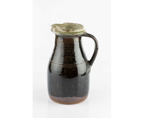 Richard Batterham (1936-2021)Jugtenmoku with green-ash glaze rim26.5cm high.Condition report: This is in good overall conditi