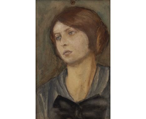Attributed to Alfred Robert Haywood (1875-1971)Portrait of Mrs Constance Haywardinscribed (to reverse)watercolour27 x 17cm.