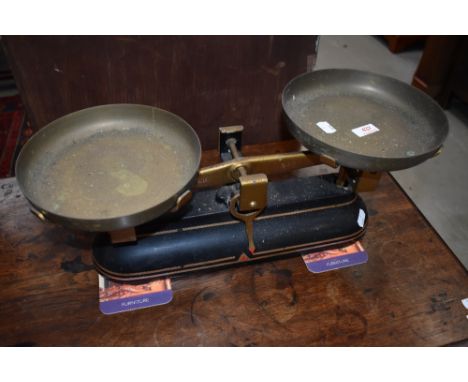 A set of vintage balance scales