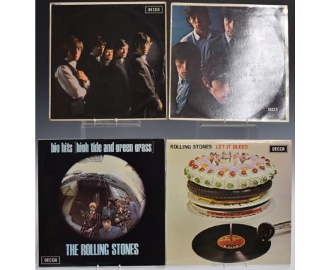 The Rolling Stones - 15 albums including 1, 2, Big Hits, Let It Bleed, Ya Yas, Stone Age, Gimme Shelter, Rock N' Rolling Ston