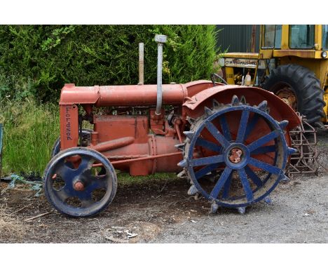 Fordson Standard tractor, circa mid to late 1930's, with wide rear wings, magneto with tractor but was removed for safe keepi