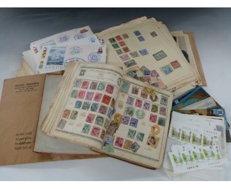 Two Victorian / Edwardian all world stamp albums including GB, Commonwealth, Indian States, China etc