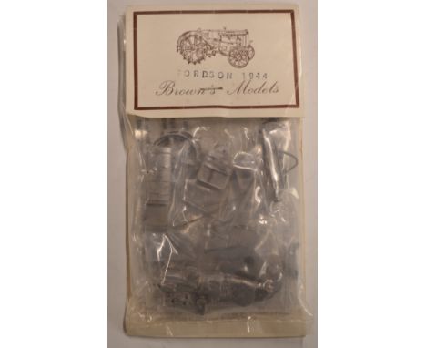 Brown's models 1944 Fordson tractor white metal model kit, sealed in original packaging.&nbsp;