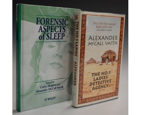 [Signed] Two books by Alexander McCall Smith: The No.1 Ladies Detective Agency published Polygon 2003 first hardback edition,