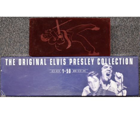 CDs - The Original Elvis Presley Collection, 50 CD box, and Elvis Presley - The Collection, 30 CD box set