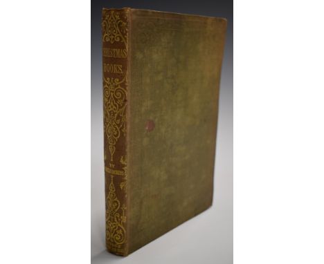 Charles Dickens Christmas Books published Chapman &amp; Hall 1852 first collected edition with an illustration by John Leech,