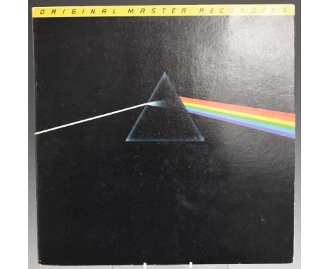 Pink Floyd - The Dark Side Of The Moon (MFSL - 1-017) record pressed in Japan appears EX, cover apart rear top to letter R of