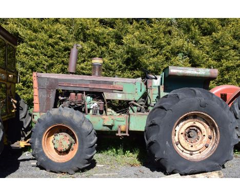 Oliver 2150 tractor with turbocharged 6 cylinder engine, 2500 hours recorded, engine runs10%+VAT buyer's premium on this lotP