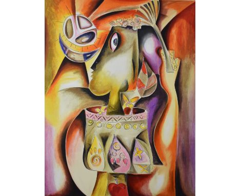 Alexandra Nechita (b.1985) signed limited edition 60/195 print 'Adventurous Minds',&nbsp;with certificate of authenticity, 73