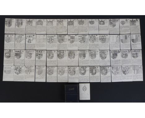 Worshipful Company of Makers of Playing Cards pack of playing cards, 1888 reproduction of Heraldic Playing Cards (1684), with